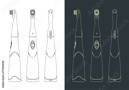 Electric toothbrush blueprints