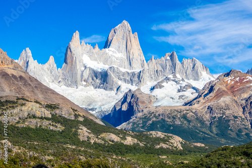 View of Fitz Roy from mirador on the way to Laguna de los Tres