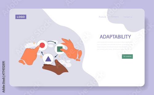 Adaptability concept.