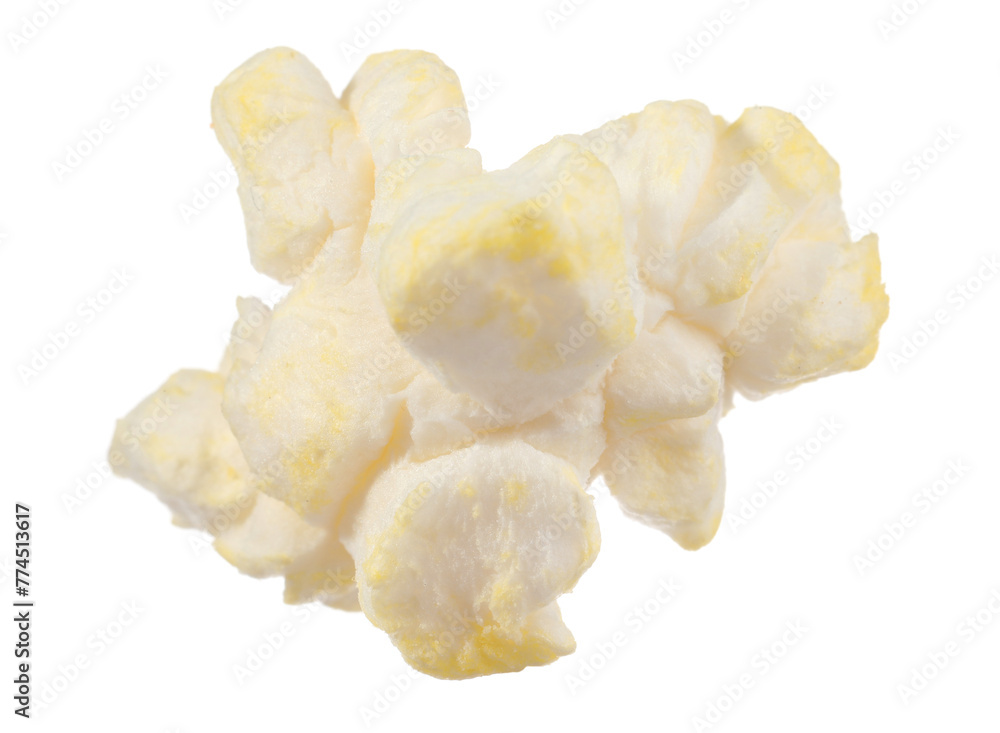 Kernel of tasty fresh popcorn isolated on white Kernel of tasty fresh popcorn isolated on white