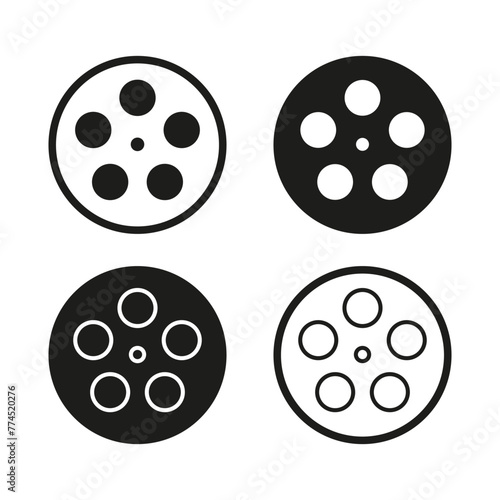 Button Icon Set. Sewing and fashion vector illustration. EPS 10.