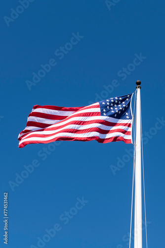 Fort Sumter American Flag in Charleston, South Carolina, is a historic United States flag with a distinctive, diamond-shaped pattern of 33 stars.