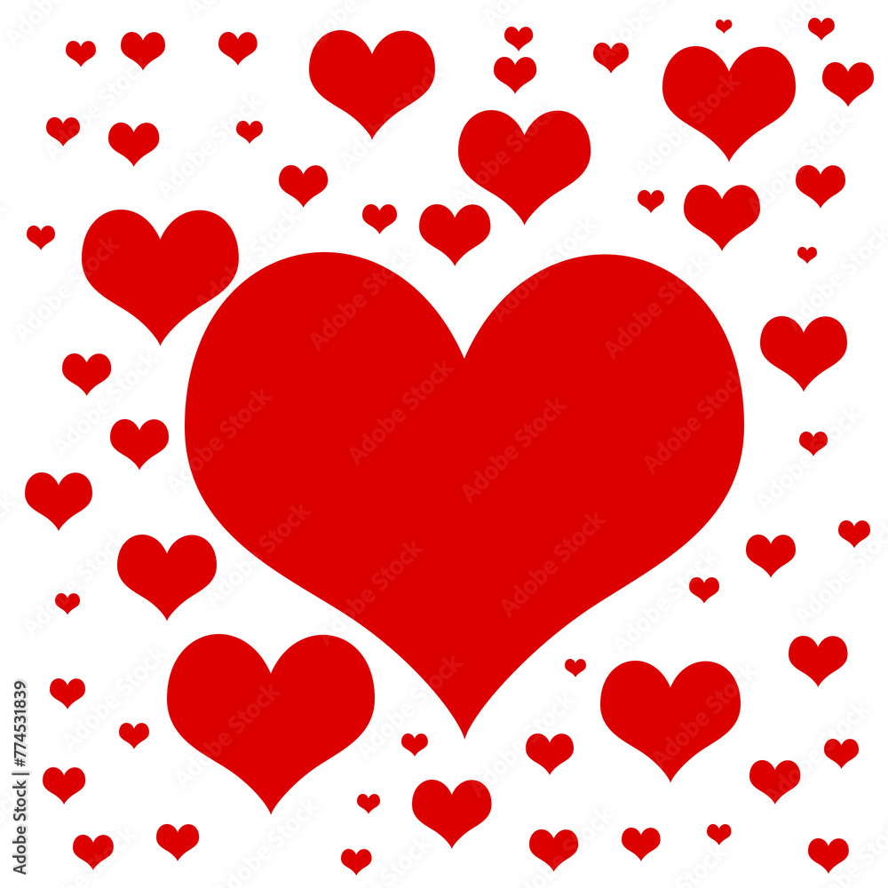 red hearts background red hearts background