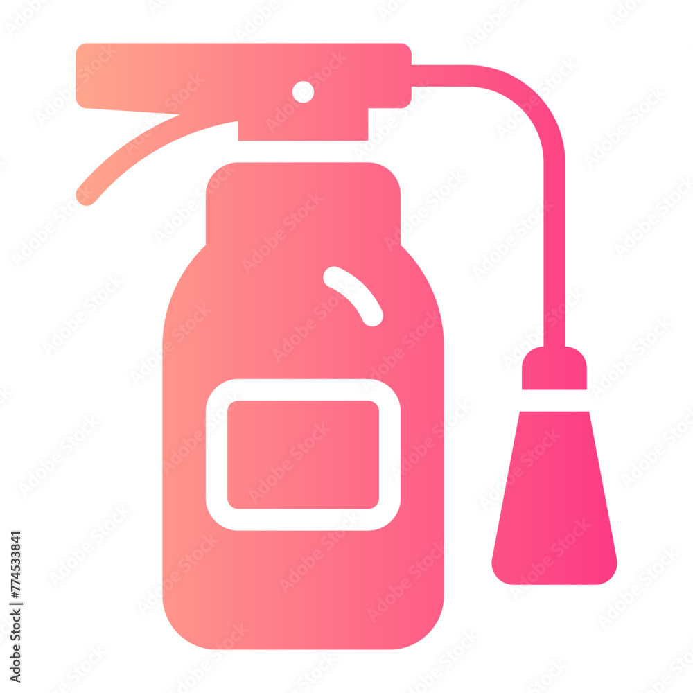 fire extinguisher gradient icon