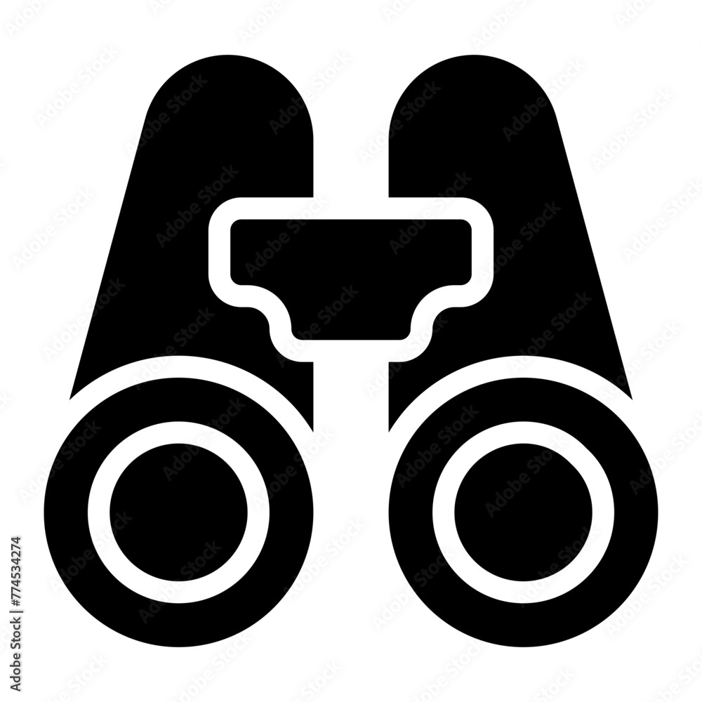 binoculars glyph icon binoculars glyph icon
