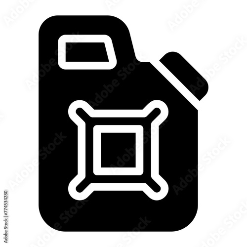 fuel glyph icon