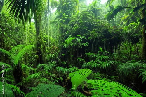 the oldest living ecosystem, tranquil Rainforest