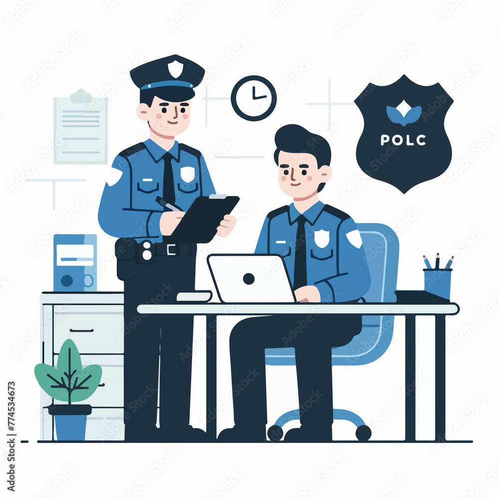 police vector image police vector image