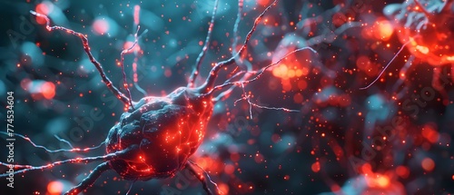 Investigating Neuronal Activity in the Cerebral Cortex using Optogenetics to Study Alzheimer's Disease. Concept Optogenetics, Neuronal Activity, Cerebral Cortex, Alzheimer's Disease, Medical Research