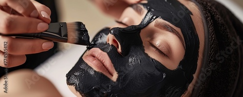 beauty treatment using a facial mask