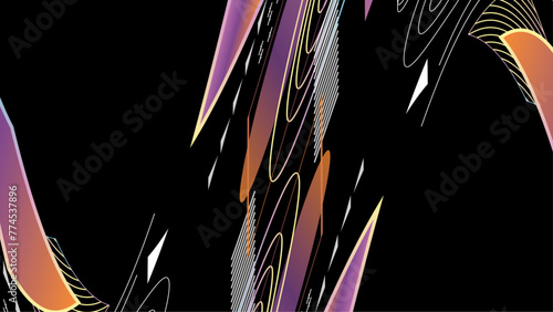 Modern abstract background design with trendy and vivid vibrant color. Vector graphic illustration.