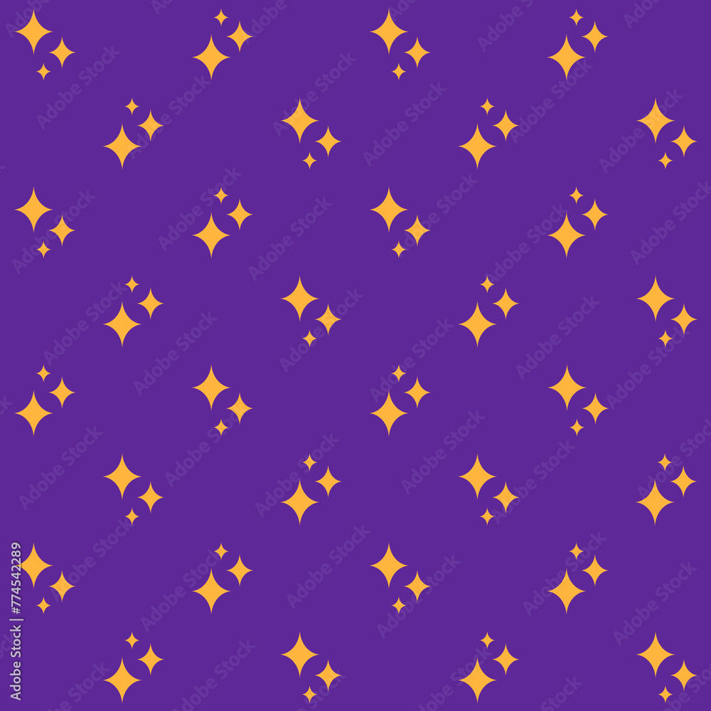 Shiny Blinking Stars Vector Seamless Pattern Shiny Blinking Stars Vector Seamless Pattern