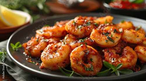 tamarind fried squid food white background