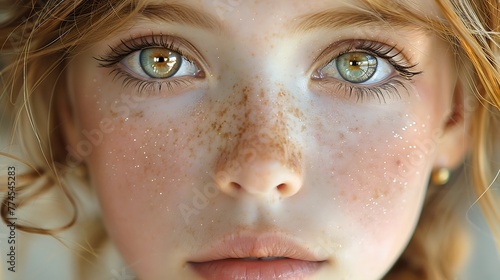 Capture the essence of innocence in the unblemished purity of a gaze untouched by the stains of the world.