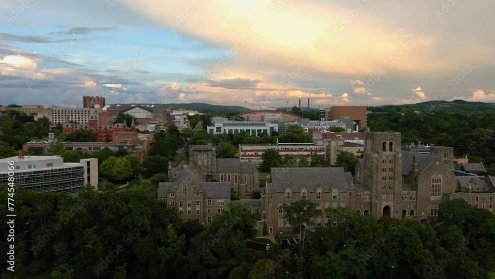 Beautiful Aerial Pan View of Cornell University - Pt. 1 Beautiful Aerial Pan View of Cornell University - Pt. 1