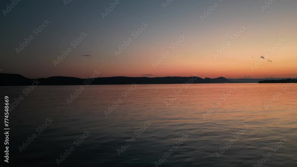 Majestic View of the Hudson River at Sunset Majestic View of the Hudson River at Sunset