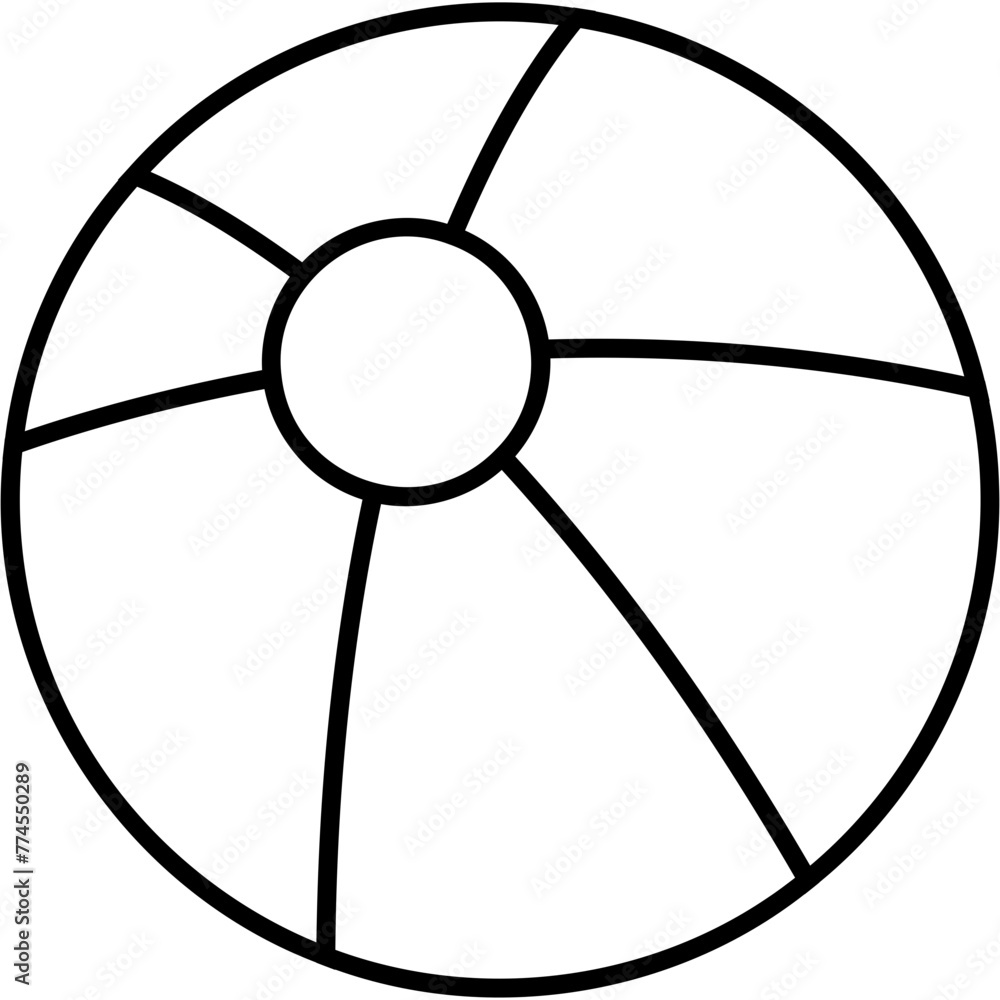 Obraz premium Beach Ball Icon