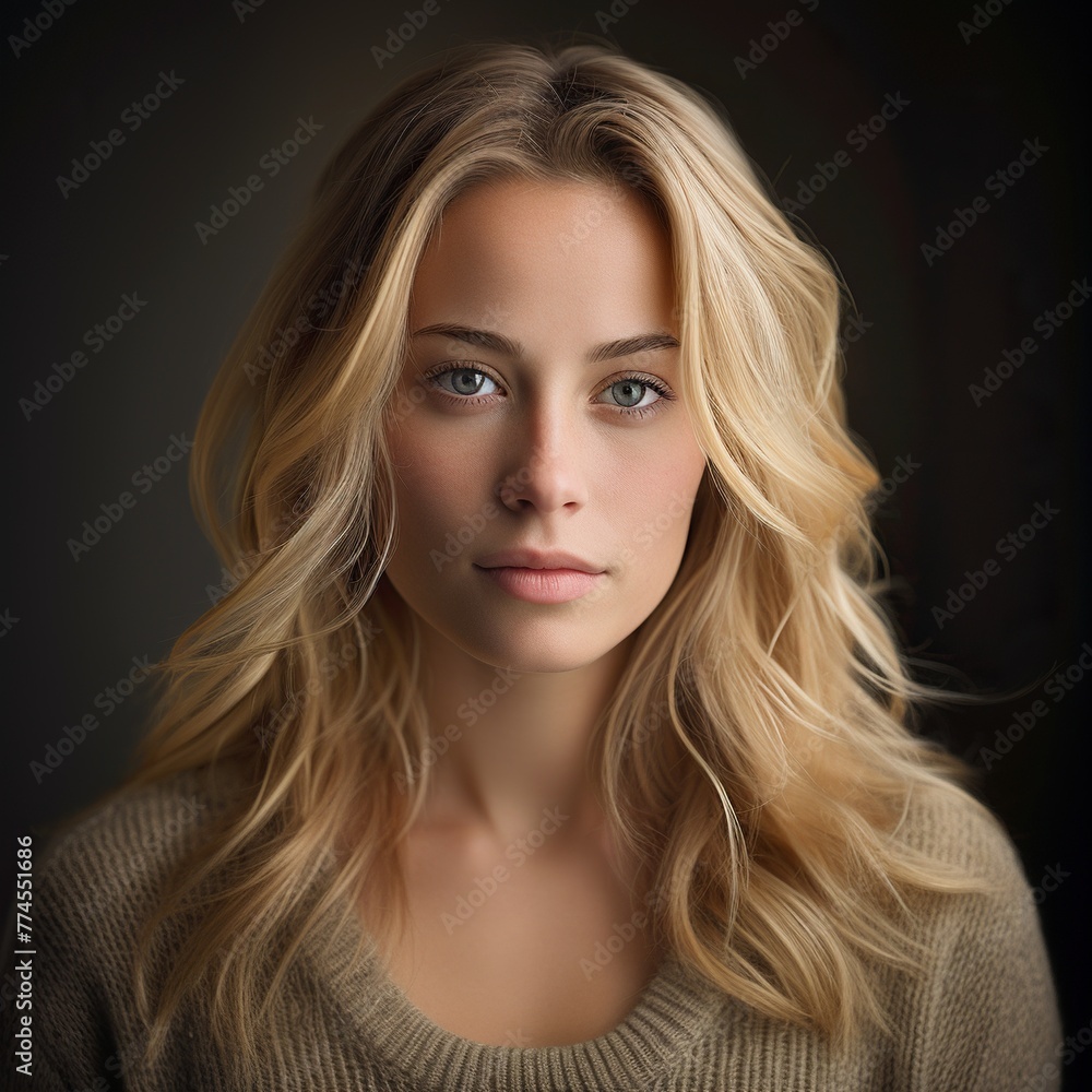 Portrait of an attractive blonde Portrait of an attractive blonde