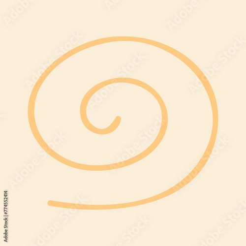 Hand drawn flat abstract doodle vector element