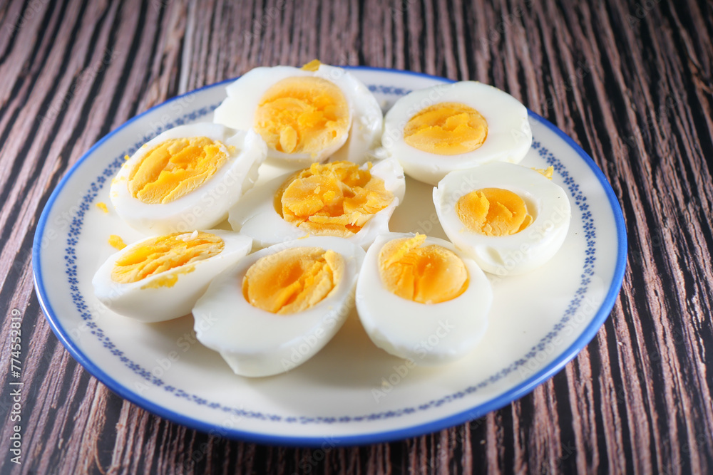 close up of bowel egg in a bowl on table close up of bowel egg in a bowl on table