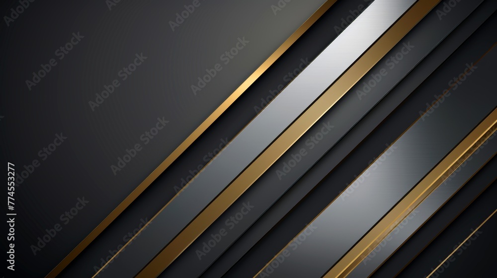 Modern dark gold overlapping dimension line bar design, technological background Modern dark gold overlapping dimension line bar design, technological background