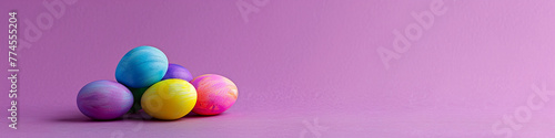 AI art, colorful egg background