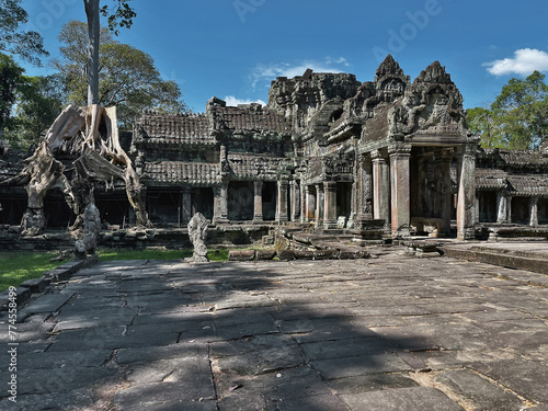 Admiring Prasat Preah Khan's Grandeur in Angkor Wat, Siem Reap, Cambodia