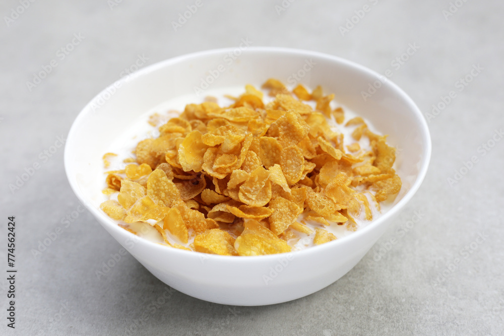 Cornflake cereal for morning breakfast Cornflake cereal for morning breakfast