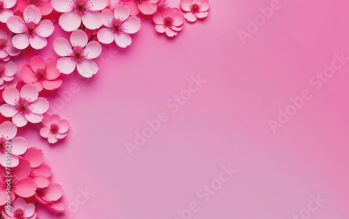 A background featuring a gradient sakura flower design with space for copy