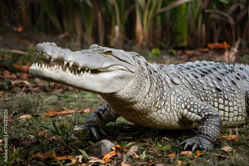 Crocodile in Australia  reptile native habitat  Australian wildlife