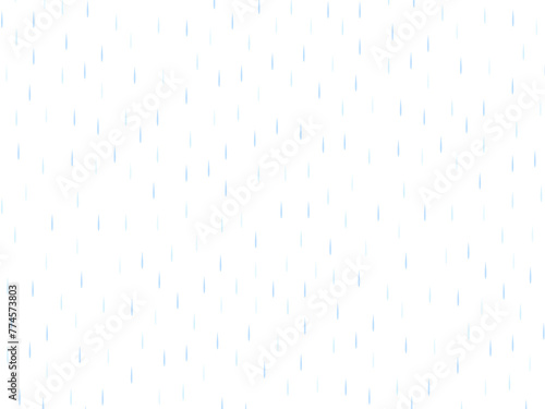シンプル雨の日背景D：カラフル青