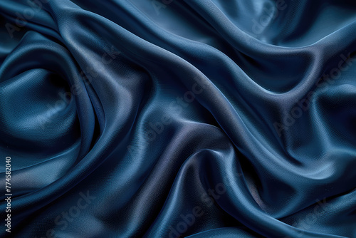 Blue silk background for graphics use. Created with Ai