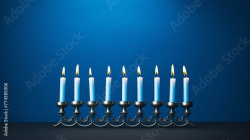 a group of candles in a row