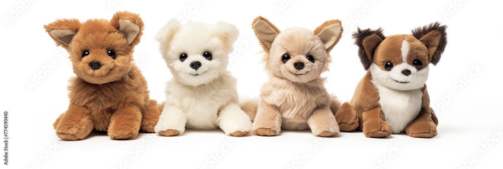 Cute puppies, little furballs. Generative AI Technology Cute puppies, little furballs. Generative AI Technology