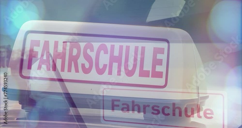 Fahrschule und ein deutscher Führerschein photo