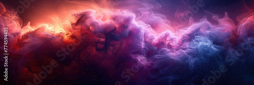 Purple smoke background. Created with Ai