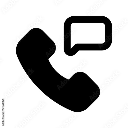 call center glyph icon