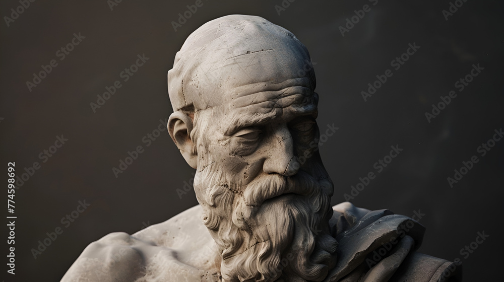Greek Sculpture Greek Philosopher Sculpture Ancient Greek Sculpture Aspect 16:9