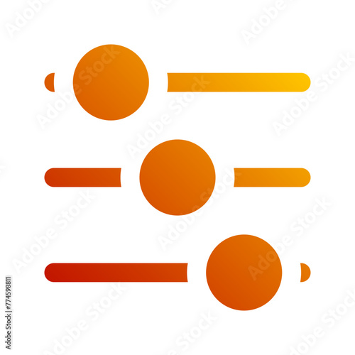 adjustment gradient icon