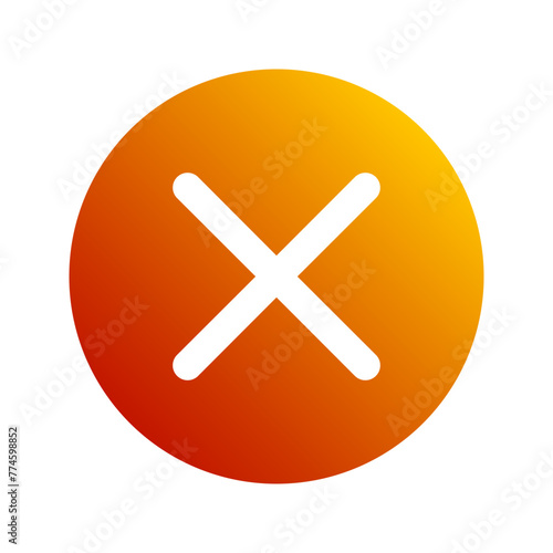 failed gradient icon