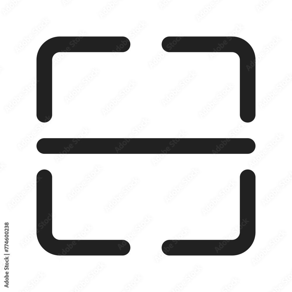 scan line color icon scan line color icon
