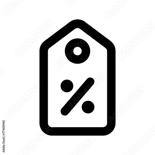 price tag line icon