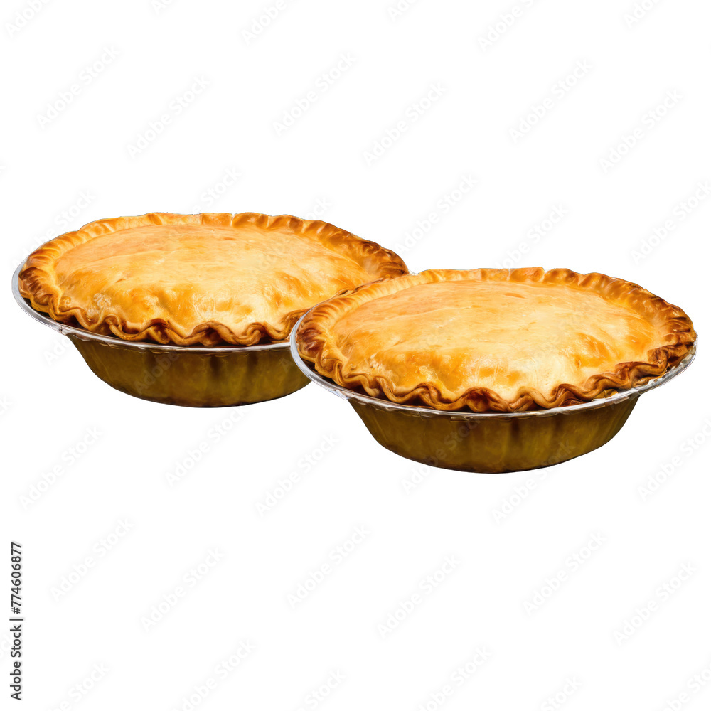 Meat Pies Savory pies filled with minced meat, presented against a transparent background Meat Pies Savory pies filled with minced meat, presented against a transparent background