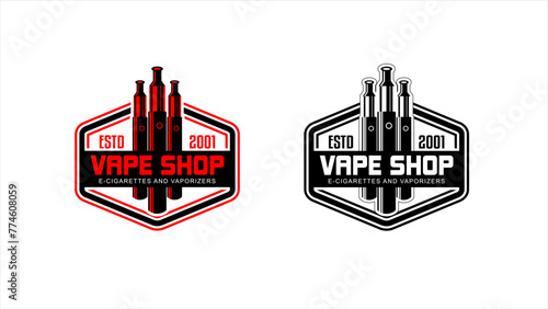 vape shop logo design