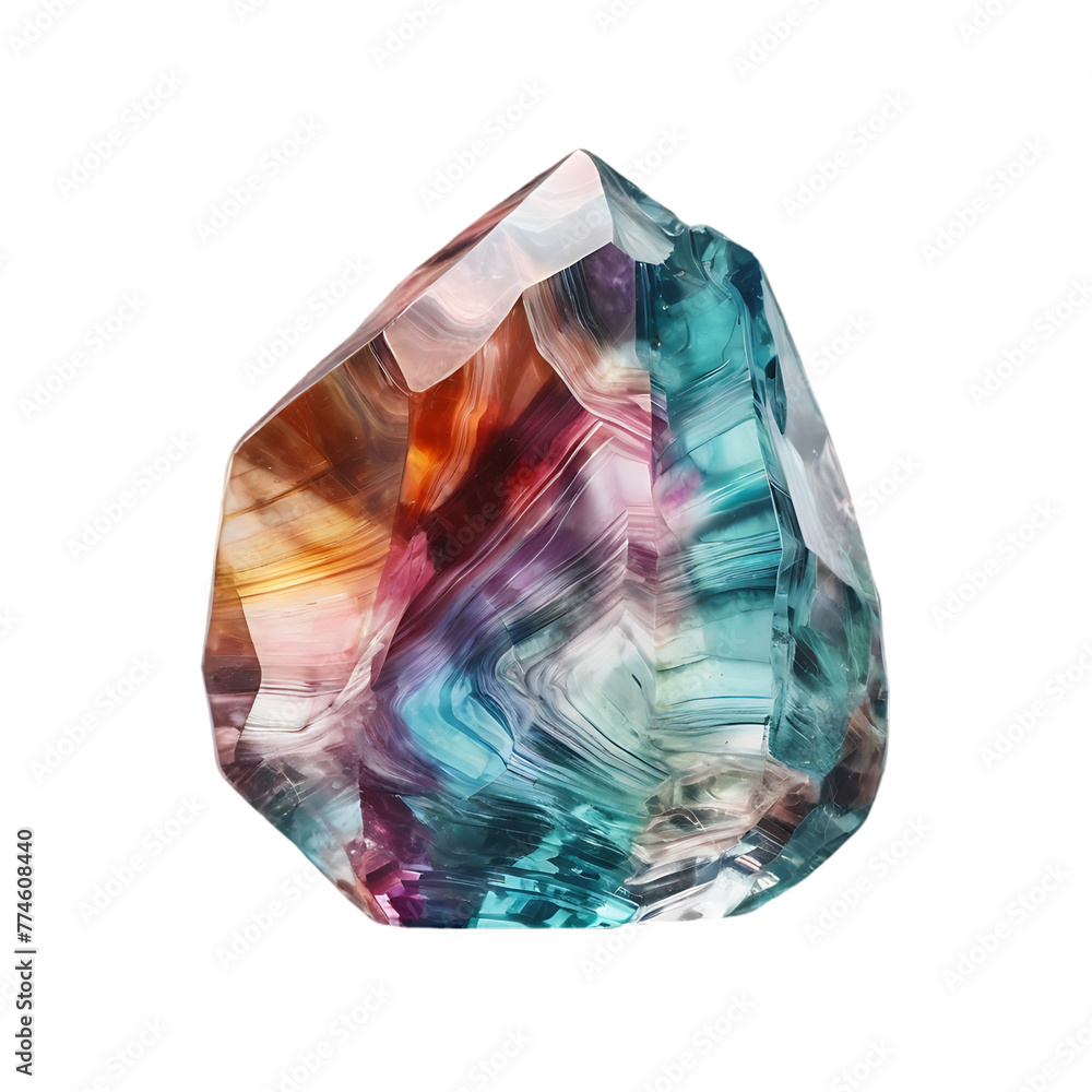Chromatic Crystals on transparent background Chromatic Crystals on transparent background