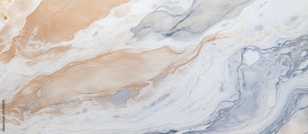 Brown and white colored marble pattern creating an elegant and sophisticated design Brown and white colored marble pattern creating an elegant and sophisticated design