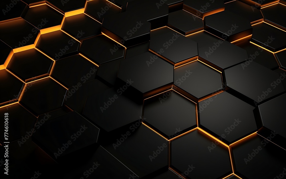3d rendering of abstract hexagon background 3d rendering of abstract hexagon background