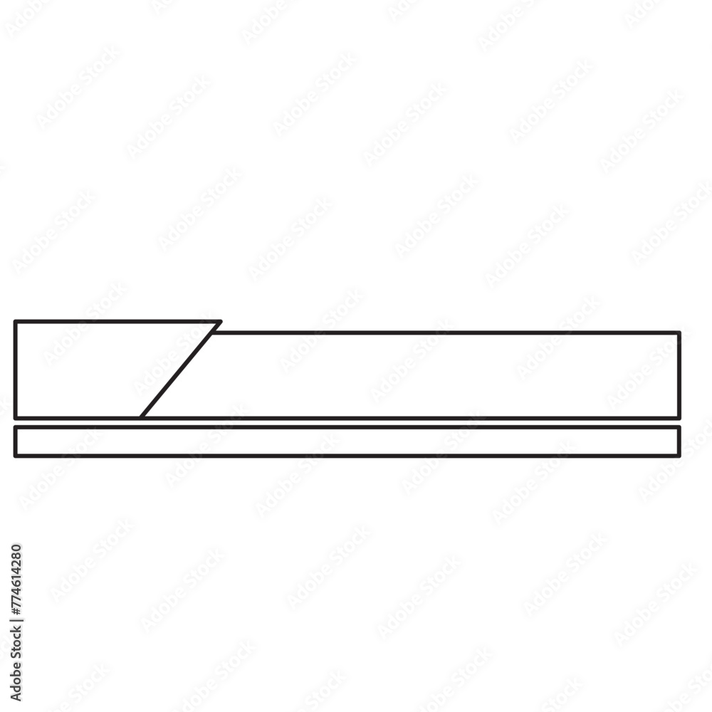 Fototapeta premium Tittle Banner Outline