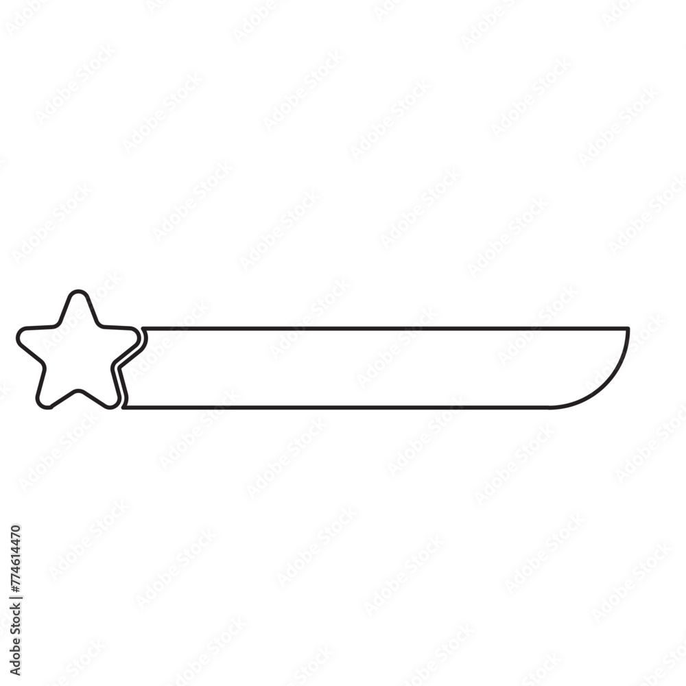 Tittle Banner Outline Tittle Banner Outline