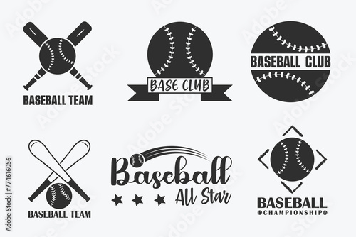 Dynamic Baseball Logo Design Bundle, Creative Baseball Team Logos, Bold Baseball Logo Concepts, Professional Baseball Logo Templates, Customizable Baseball Emblem Designs, Modern Baseball Logo 